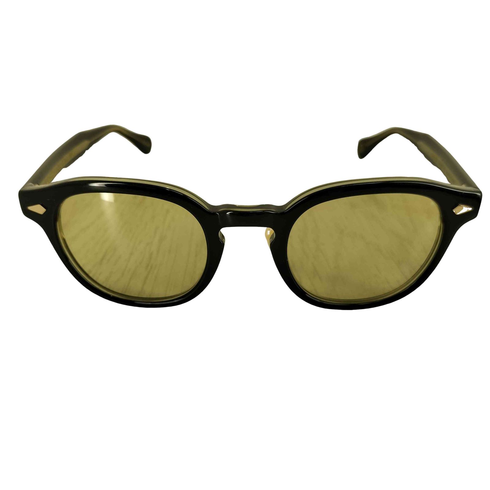 MOSCOT(モスコット) ×POKER FACE 別注 LEMTOSH BLACK ECRU メンズ  45□24-145【中古】【ブランド古着バズストア】 モスコット MOSCOT ×POKER FACE 別注 LEMTOSH BLACK ECRU メンズ 45
