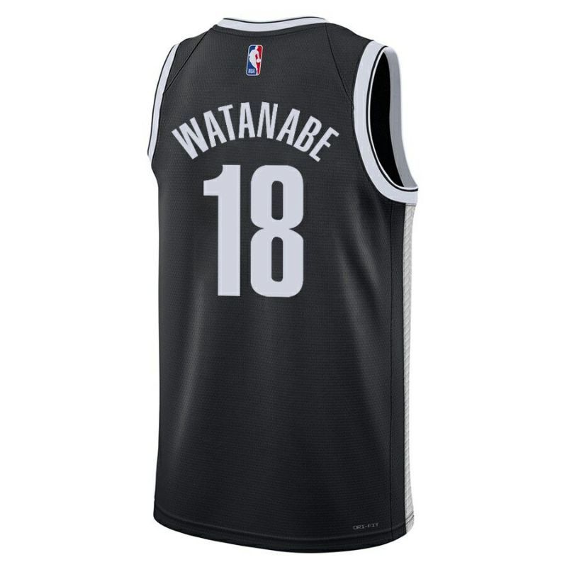 NIKE｜ナイキ NBA Brooklyn Nets Watanabe #18 Nike Swingman Classic Jersey 渡邊雄太 ブルックリン・ネッツ ユニフォーム ステートメント スウィングマン ジャージ ブラック