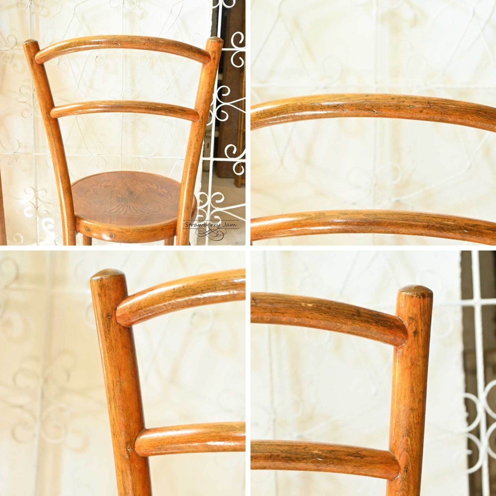 L3705-6-2 英国アンティーク ベントウッドチェア ヴィクトリアン