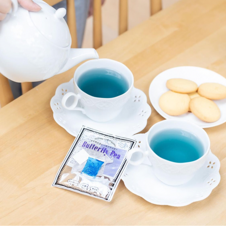 青いお茶 個包装 バタフライピーティー 10個セット 色が変わる アントシアニン 1包でたっぷり1L～2L分❣️  バタフライピー タイ産 眼精疲労を軽減 飲む日焼け止め  毎日あきない無味  無糖 無添加  ノンカフェイン プチギフト
