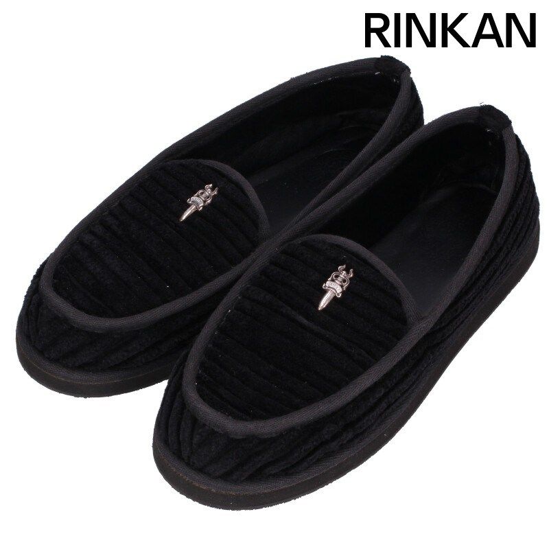クロムハーツ SLIPPER コーデユロイダガー装飾ルームスリッポン メンズ 41