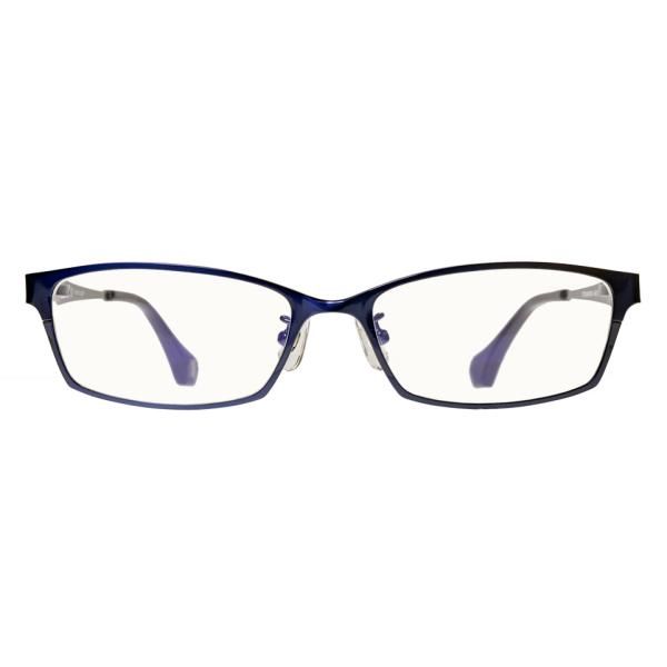 キングダム KINGDOM 信 コラボ眼鏡 メガネフレーム 伊達メガネ ブルー