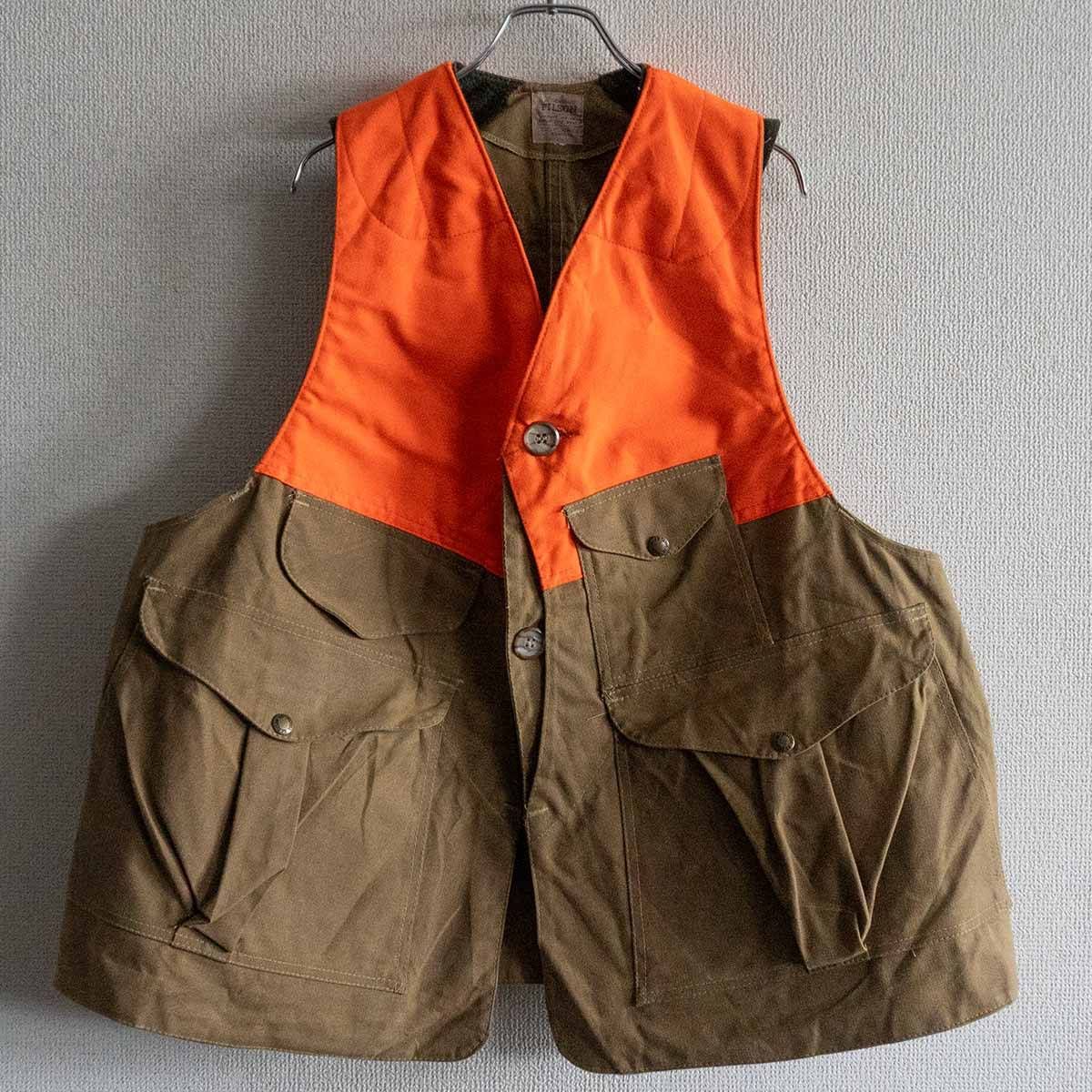 雰囲気抜群 FILSON オイルド ハンティングベスト フィルソン 25050409