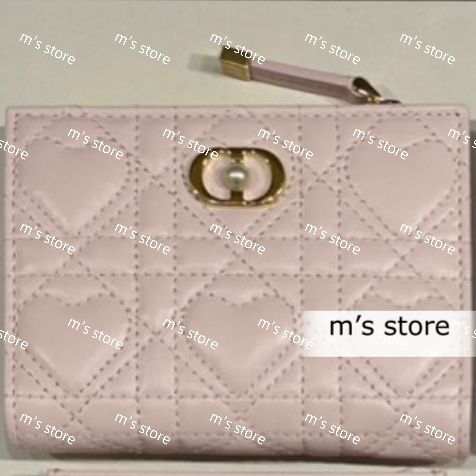 Dior Jolie Dahlia Wallet Black Cannage Lambskin | DIOR