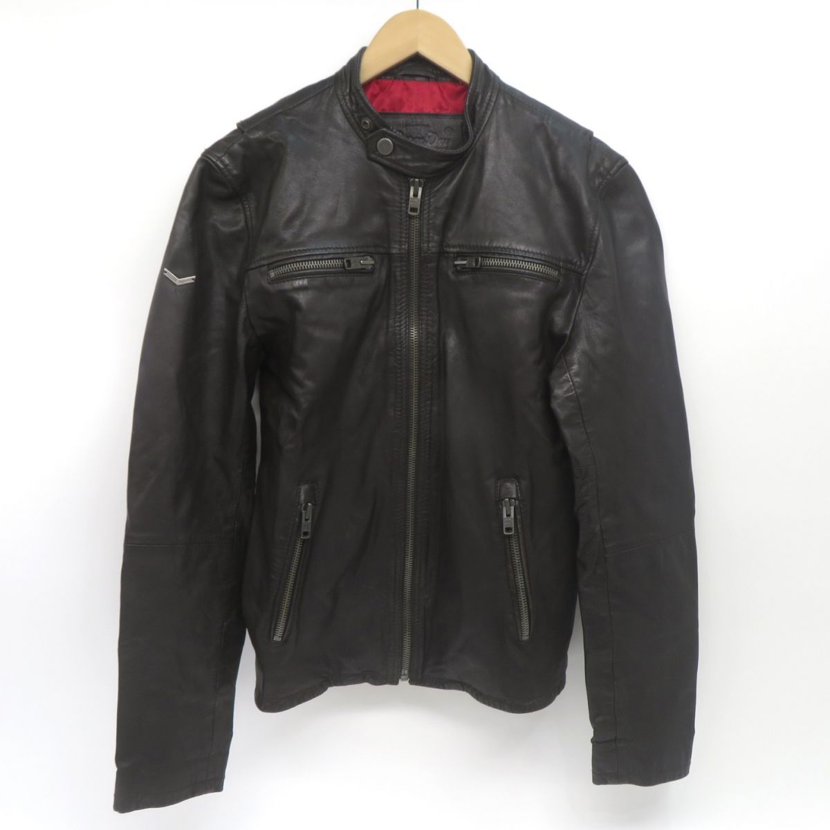 Superdry 極度乾燥(しなさい) シングルライダースジャケット Mサイズ  