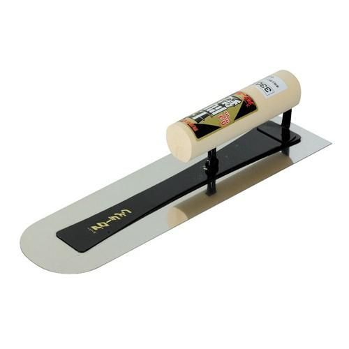 アローライン 本焼 薄土間鏝 ０．３ｍｍ 360MM 土間 補修 仕上げ 艶出し 波消し用 の 鏝 左官 さかん 職人 大工 建築 建設 土間 外壁