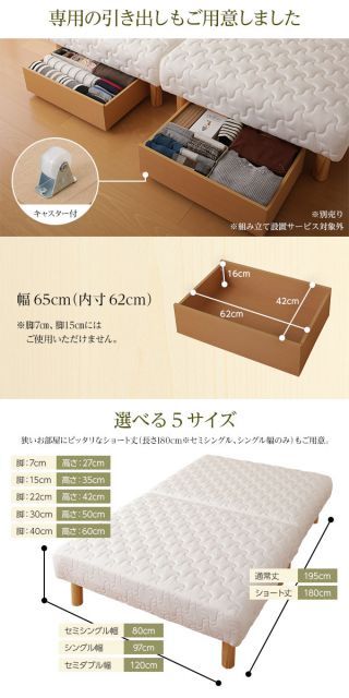 マットレスベッド