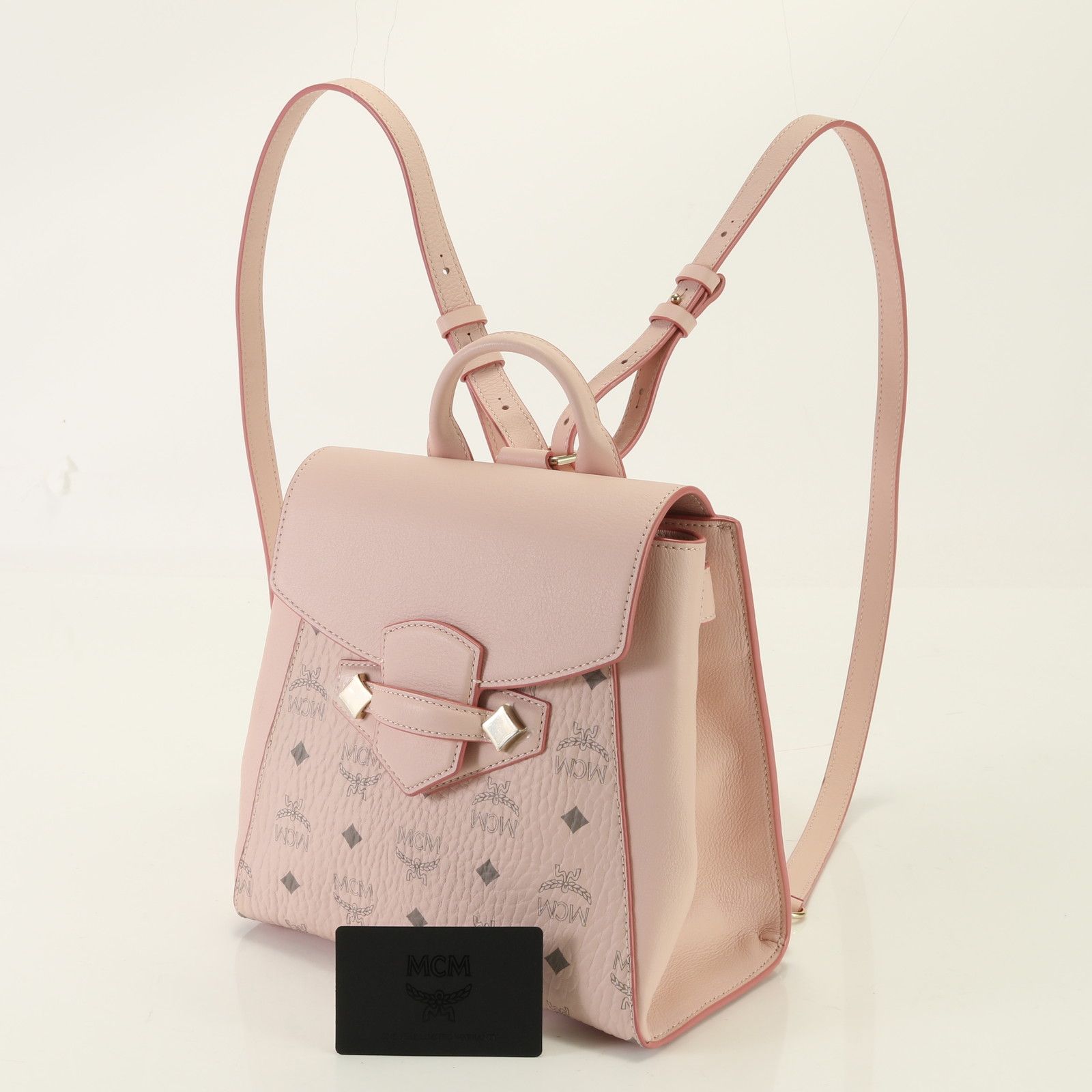 新品同様 銀座店購入 MCM エムシーエム ギャランティ付 新品同様 銀座店購入 MCM エムシーエム ギャランティ付