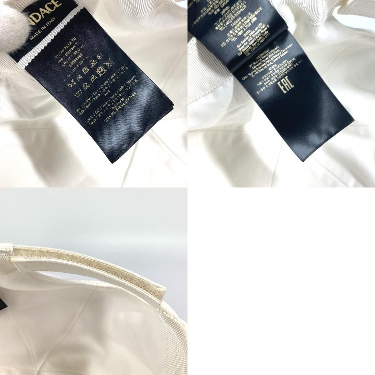 FENDI フェンディ キャップ フェンダーチェ fendace FXQ768 コットン 