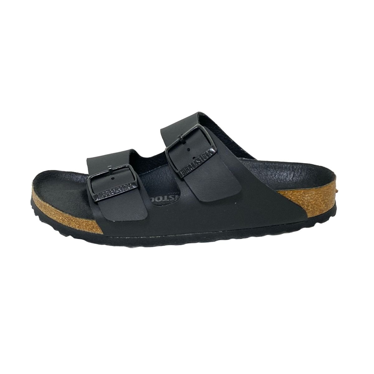 BIRKEN STOCK ビルケンシュトック サンダル 37 レディース - 黒 合皮