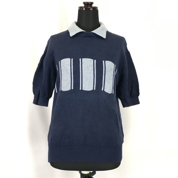 専用!Christian Dior SPORTSネックセーター Mサイズ Christian Dior SPORTS☆襟付きニットトップス/セーター/ゴルフ