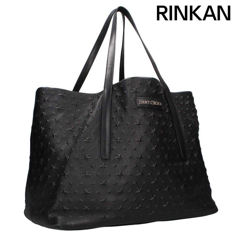 JIMMY CHOO ブラックスタースタッズトートバッグ ジミーチュウ Pimlico