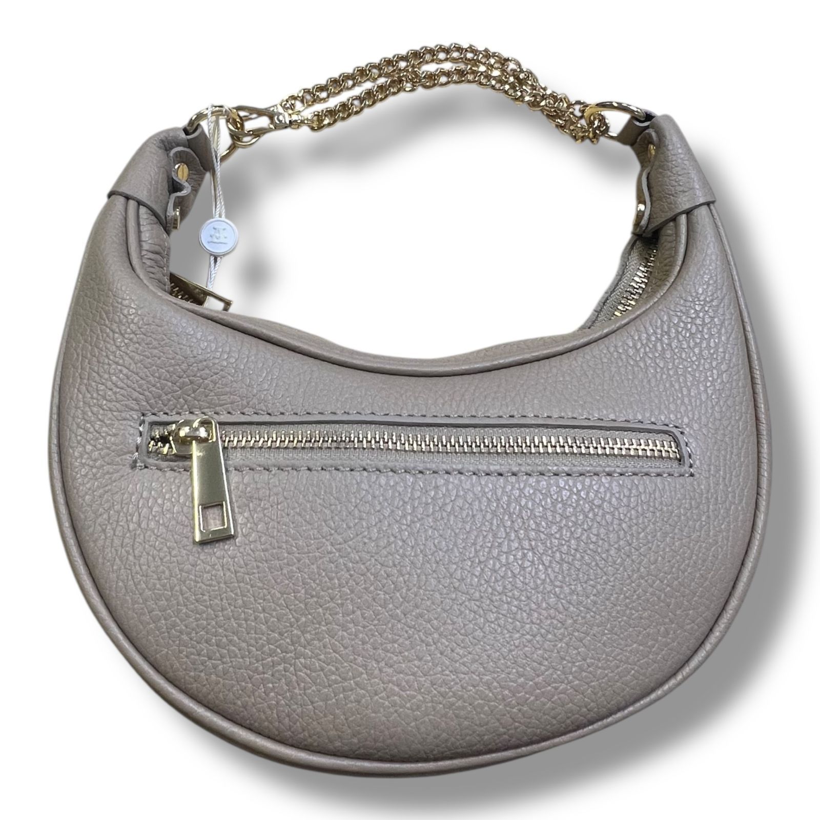 参考上代18700円 未使用品 AULENTTI 2way Leather half moon shoulder 