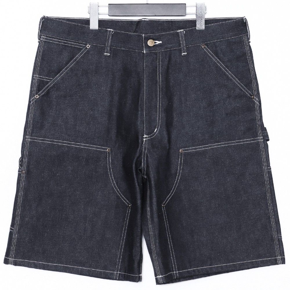 SAINT MICHAEL DOUBLE KNEE SHORTS RIGID Lサイズ インディゴ SM