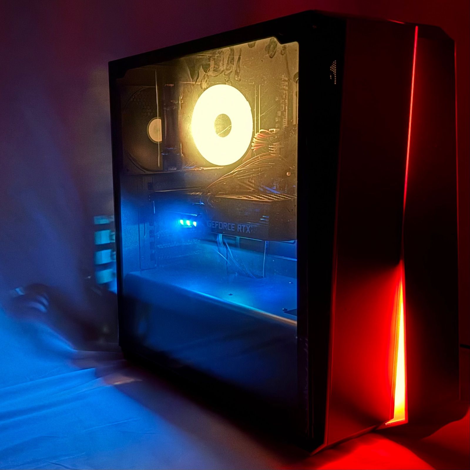 極美品爆速ゲーミングPC Ryzen RTX3070 メモリ32G SSD1TB 爆速SSD 新品PCケース RYZEN7 5700X RTX3070 メモリ32GB SSD