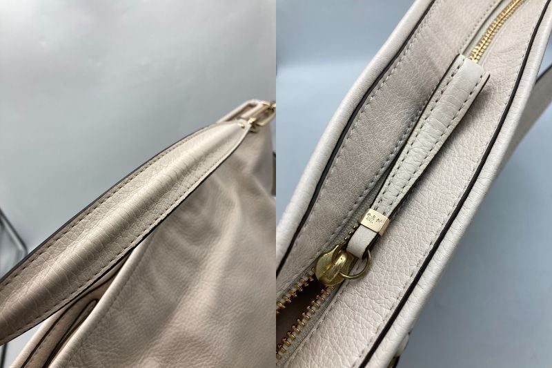 COACH コーチ マディソンホーボー 2WAY ショルダーバッグ 27858 レディース オフホワイト ワンショルダー 中古 D4 COACH - COACH コーチ マディソンホーボー 2WAY ショルダーバッグ