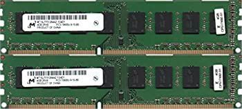 【】 Micron PC3-10600U (DDR3-1333) 4GB x 2枚組 合計8GB 240ピン DIMM デスクトップパソコン用メモリ