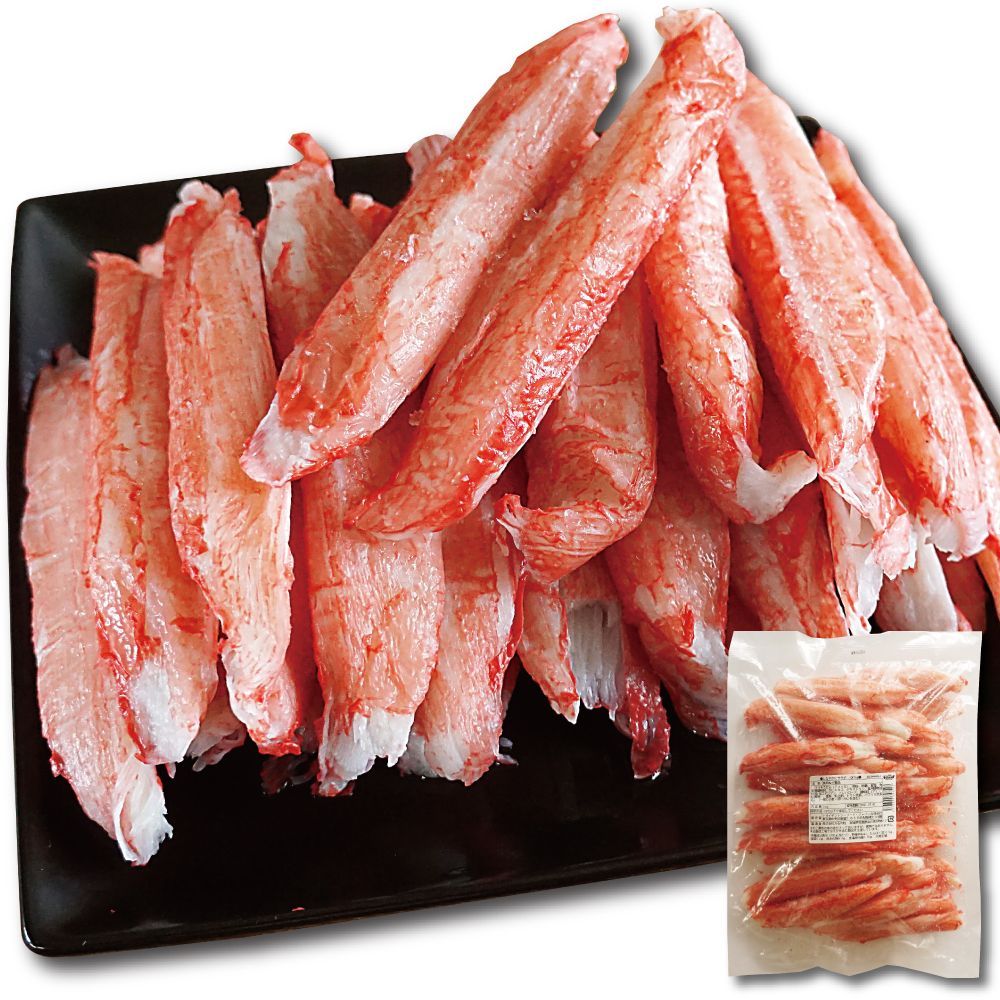 カニカマ 1kg 業務用 本物そっくり かに風味かまぼこ - メルカリ
