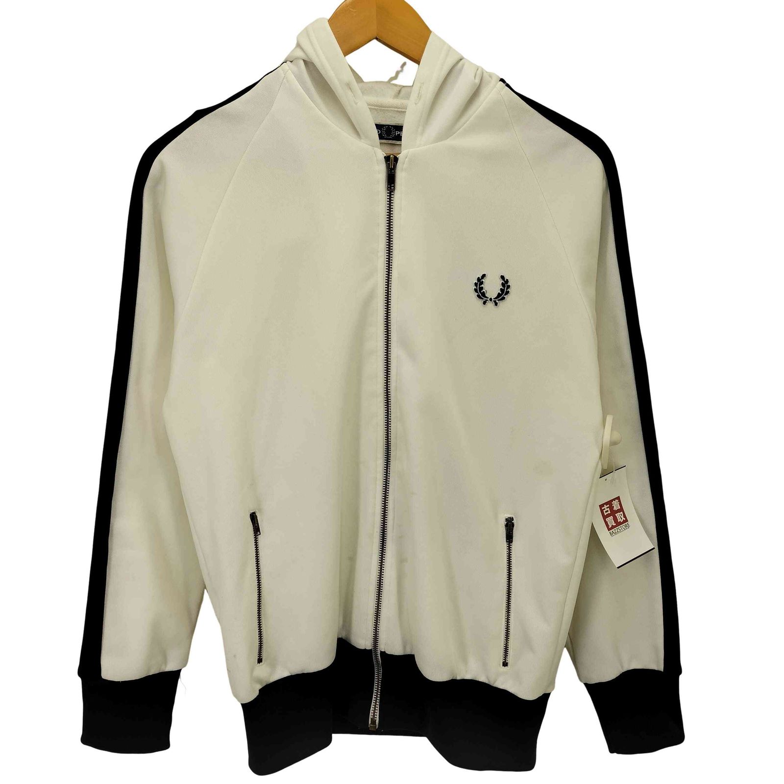 フレッドペリー FRED PERRY ワンポイント刺繍フルジップアップパーカー メンズ  S
