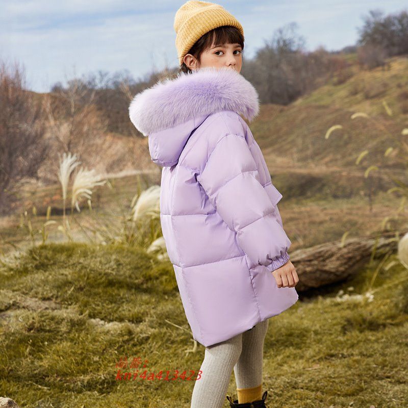 ジュニア ファーフード付き