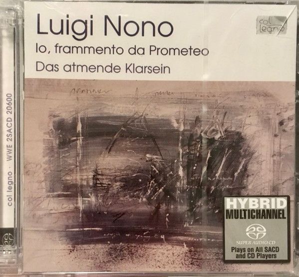 オーストリアCD Luigi Nono, Andr? Richard, Monika Bair-Ivenz; Freiburg Soloists Choir Nono: Io Frammento Da Prometeo  WWE2SACD20600 Col L オーストリアCD Luigi Nono, Andr? Richard, Monika Bair-Ivenz