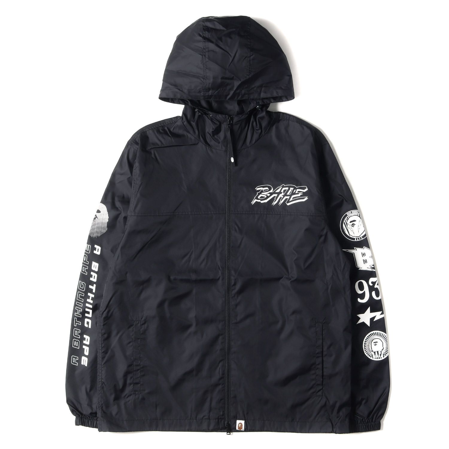 AAPE by A BATHING APE ナイロンジャケット フード付き A BATHING APE ナイロン フードジャケット AAPE BY A BATHING APE(エー