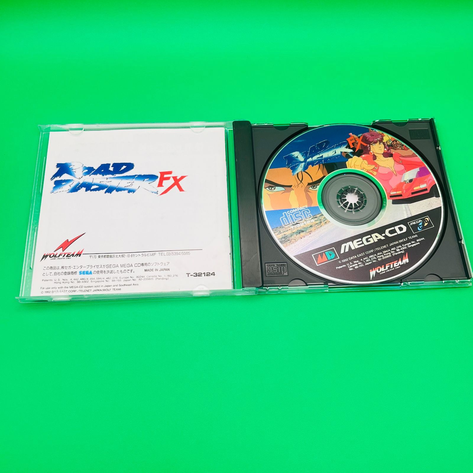 ◇【レア物】MD MEGA-CD ROAD BLASTER FX ロードブラスタ－FX MEGA DRIVE メガドライブ メガCD レア物 レトロゲーム 動作確認済