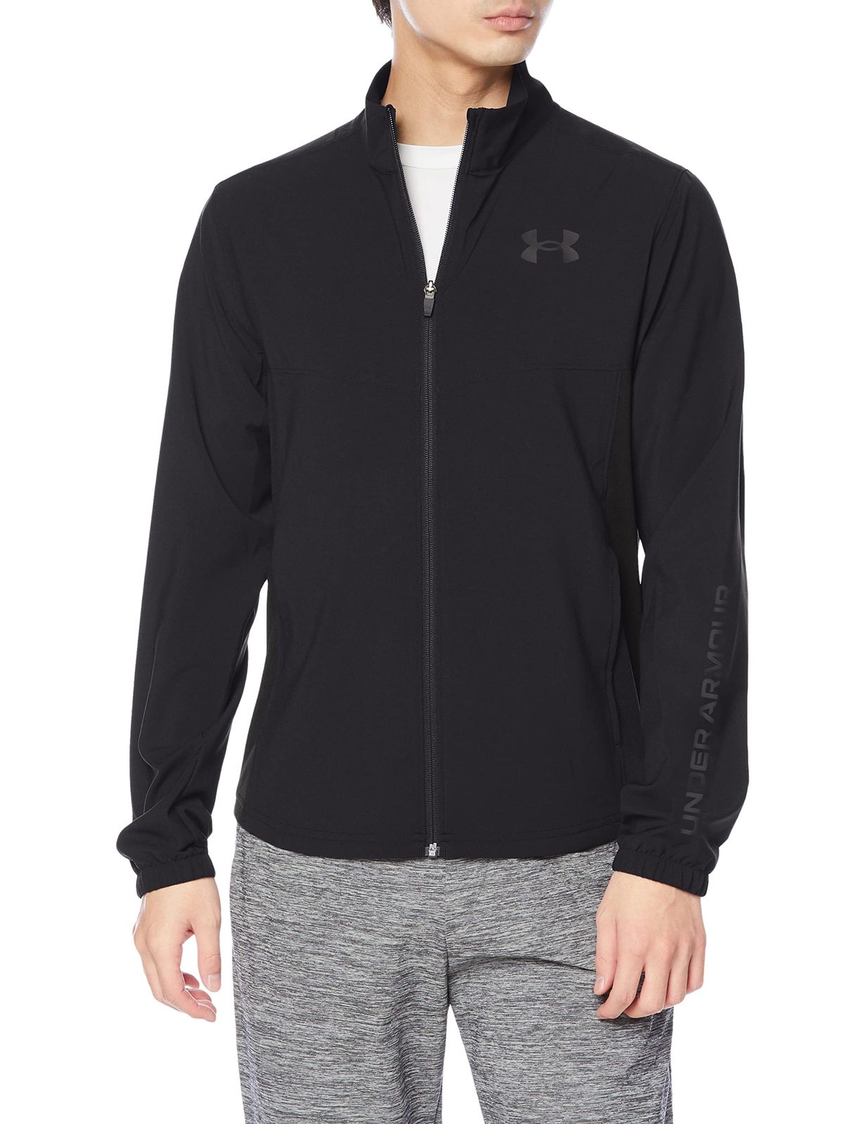 [アンダーアーマー] UA Summer Woven FZ [Black / Black /] [S]