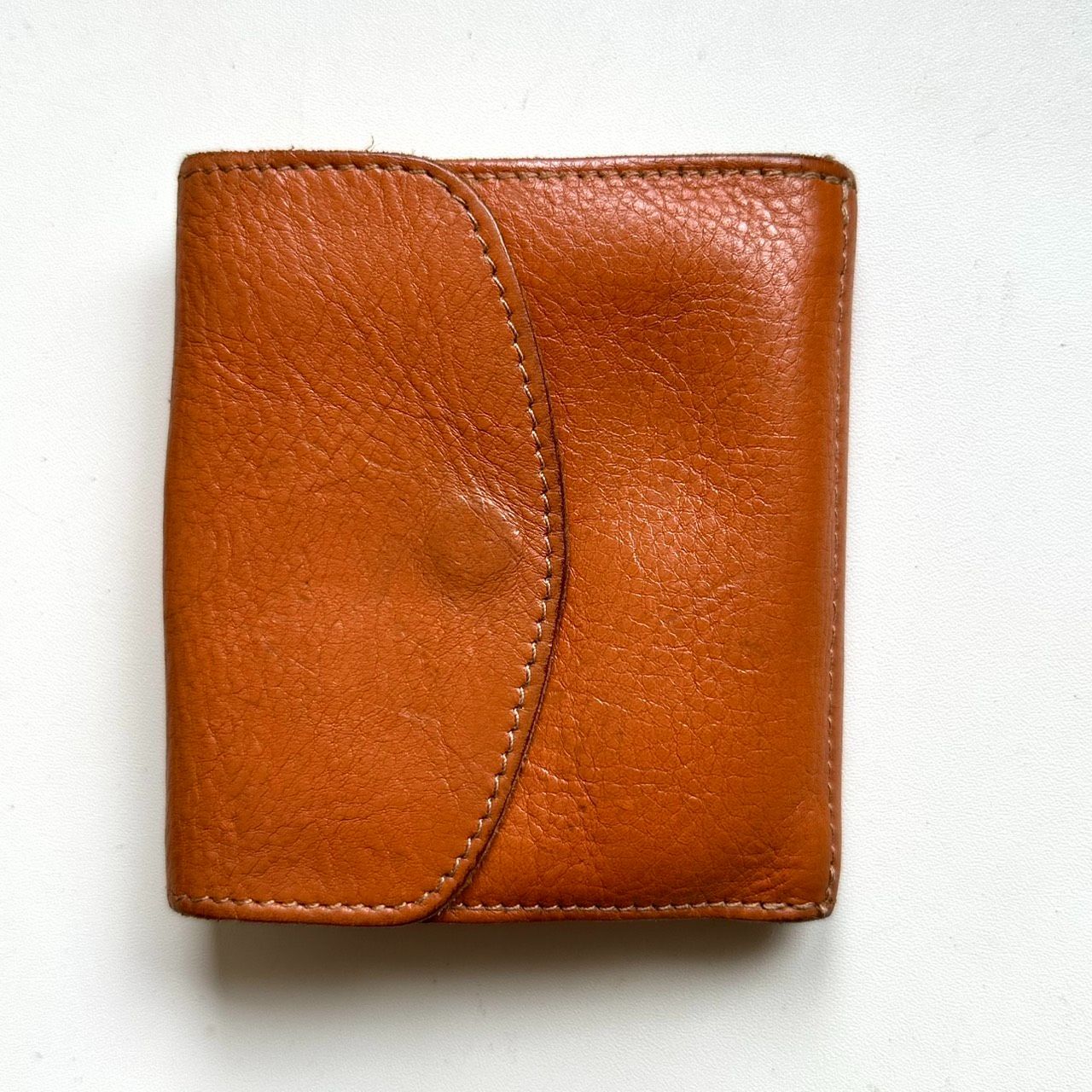 イルビゾンテ IL BISONTE 二つ折り財布 コンパクトウォレット オレンジ