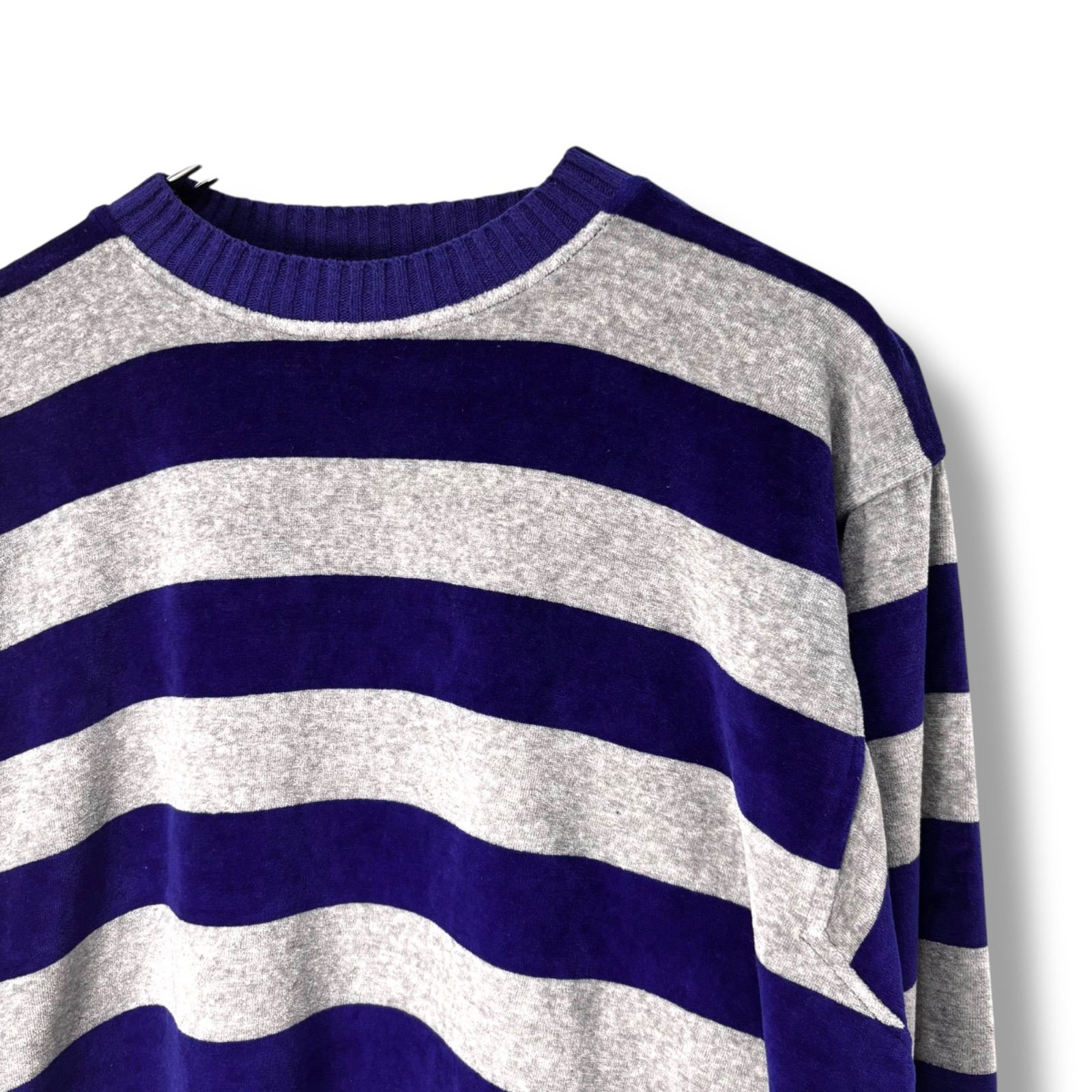 90s Lizsport Velor Border L/S T-Shirts 【S】 90年代 リズスポーツ 