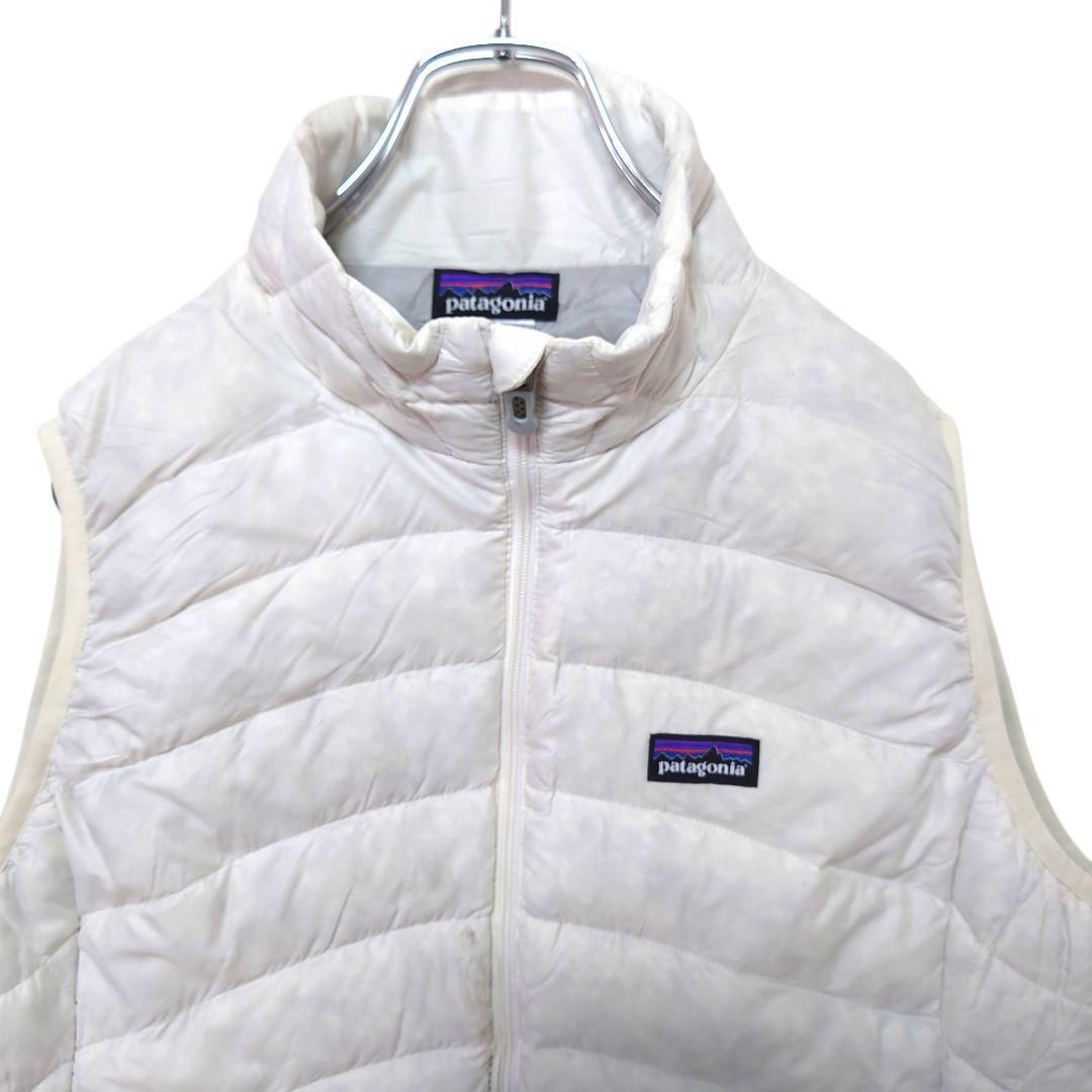  patagonia ダウンセーターベスト ホワイト A-2717 ダウンベスト キルティングベスト ジャケット アウター