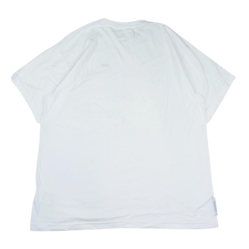 WTAPS ダブルタップス 23SS SIGN SS COTTON ロゴ刺繍半袖Tシャツ ネイビー 231ATDT-CSM28585センチ袖丈