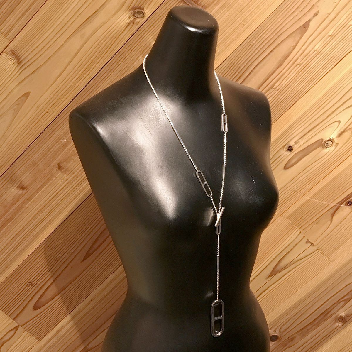 超美品 エルメス エヴァーシェーヌダンクル ロングネックレス SV925 楽天市場】エルメス HERMES エヴァー シェーヌダンクル ロング