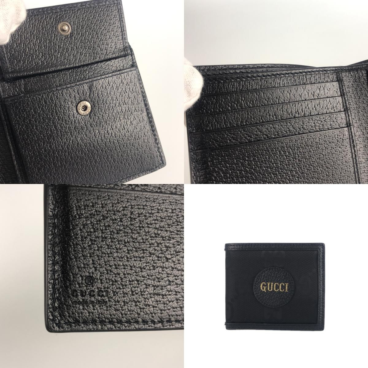 グッチ GUCCI オフ ザ グリッド 625574 ナイロン 二つ折り財布 ksa【中古】 - メルカリ