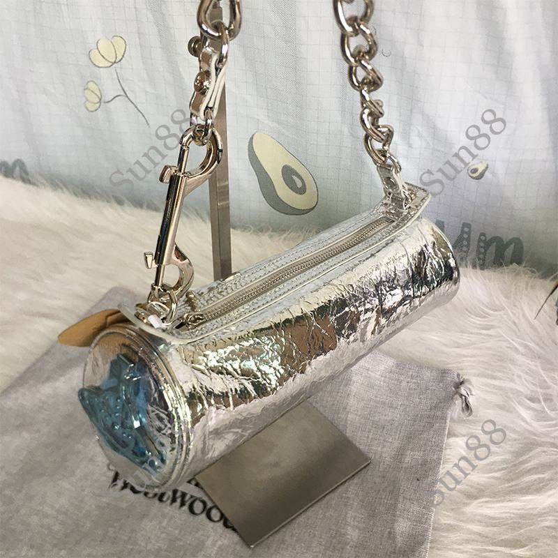 新品 Vivienne Westwood ヴィヴィアンウエストウッド レザー チェーン ショルダーバッグ