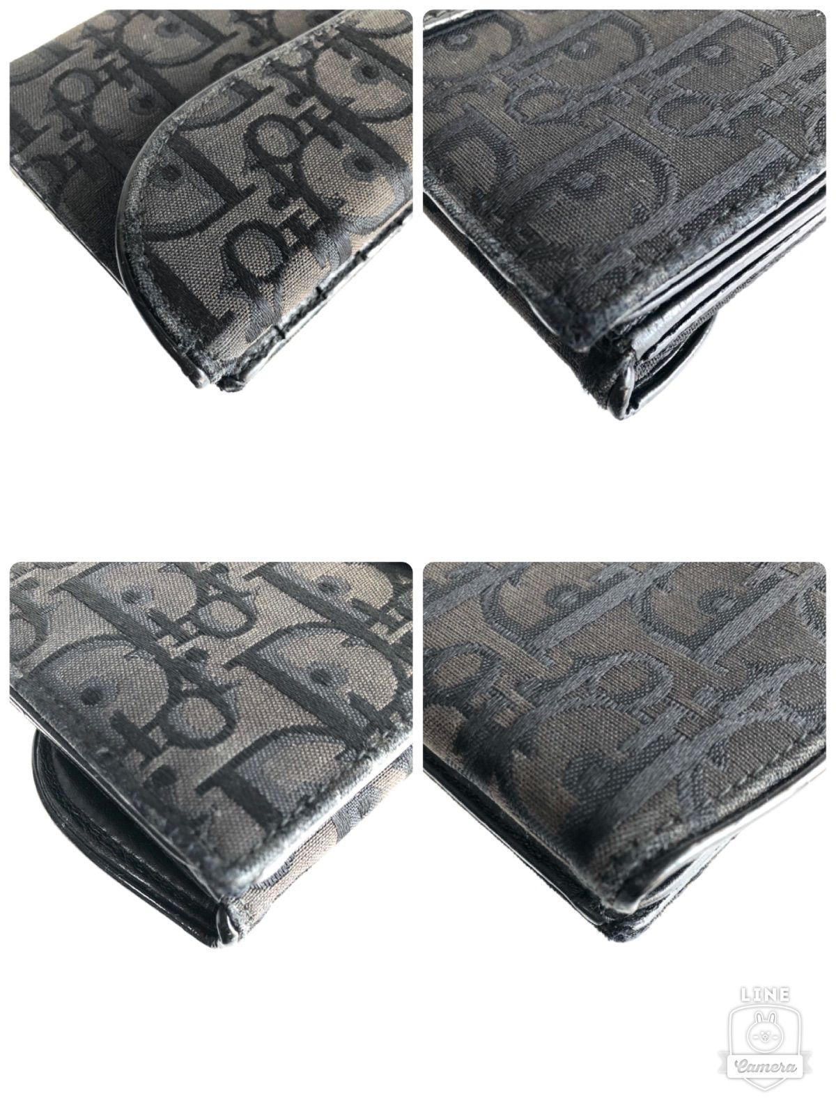 希少 Dior ディオール トロッター サドル D金具 長財布 キャンバス Christian Dior - Dior クリスチャン ディオール トロッター
