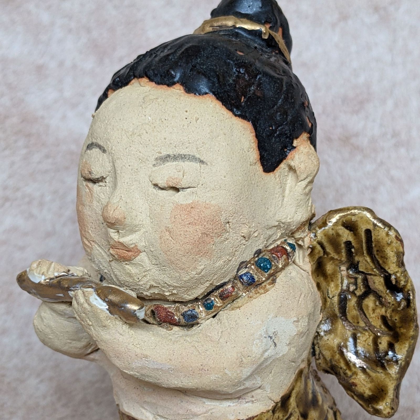 人形陶芸作家　ささきようこ　馬頭観音　午年 人形陶芸作家 ささきようこ 馬頭観音 午年 ささきようこ作陶人形 馬頭観音