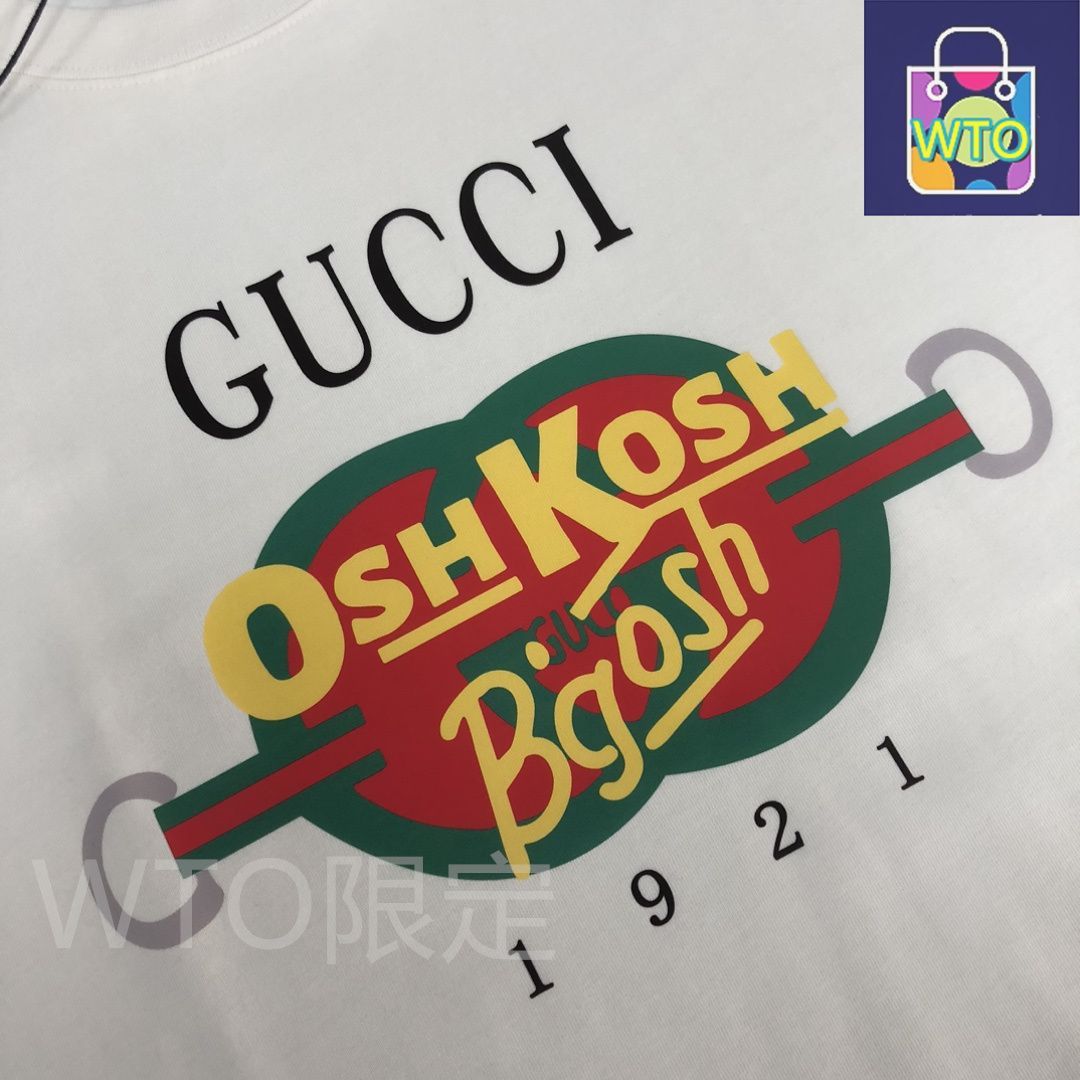期間限定価格　6/1まで　新品未使用　GUCCITシャツ GUCCI(グッチ) / Striped Logo T-shirt/8/600002 XJCC8/RED
