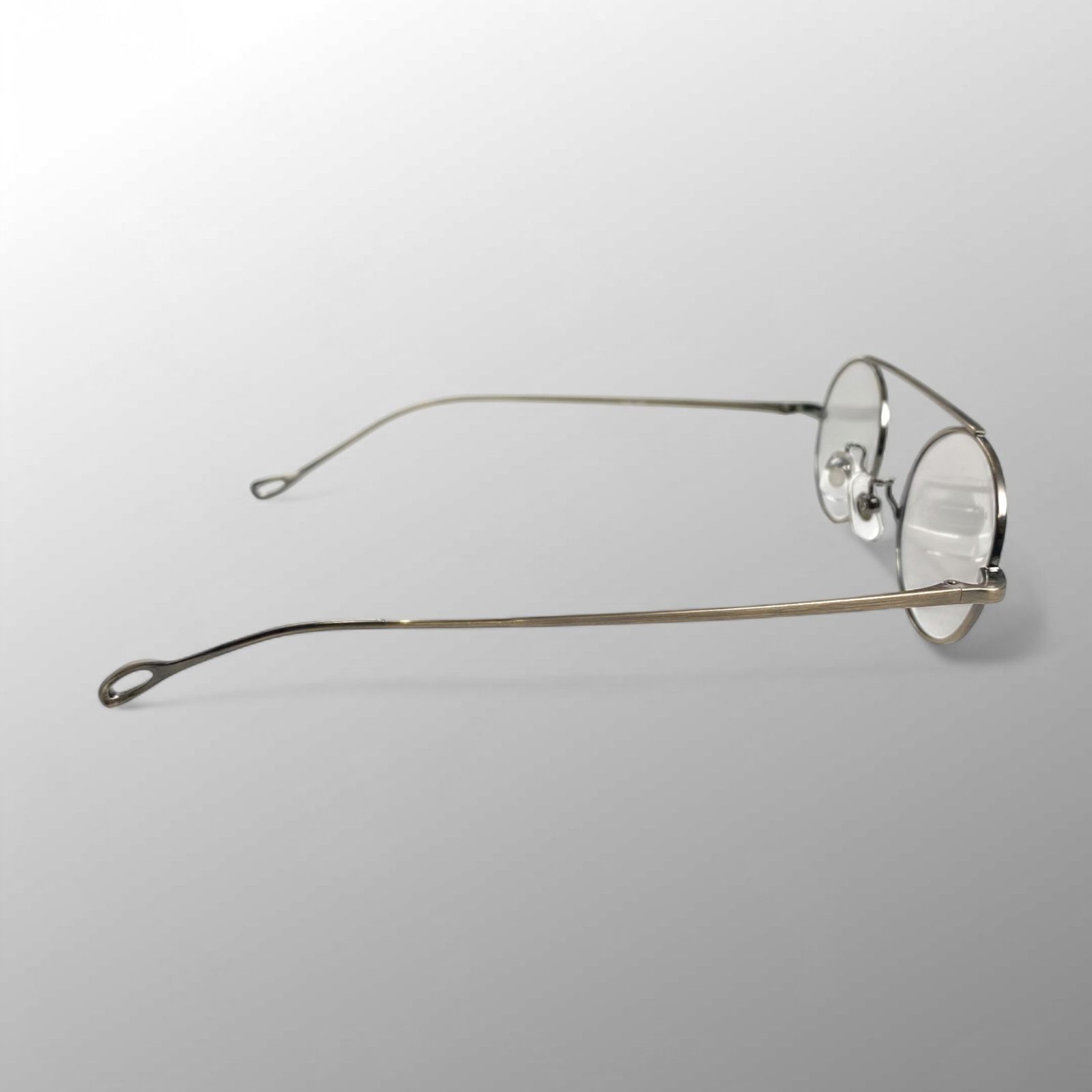 金子眼鏡　井戸多美男　シルバー　手造 金子眼鏡 × 井戸多美男 【手造】シリーズ / サンプラチナ バーブリッジ