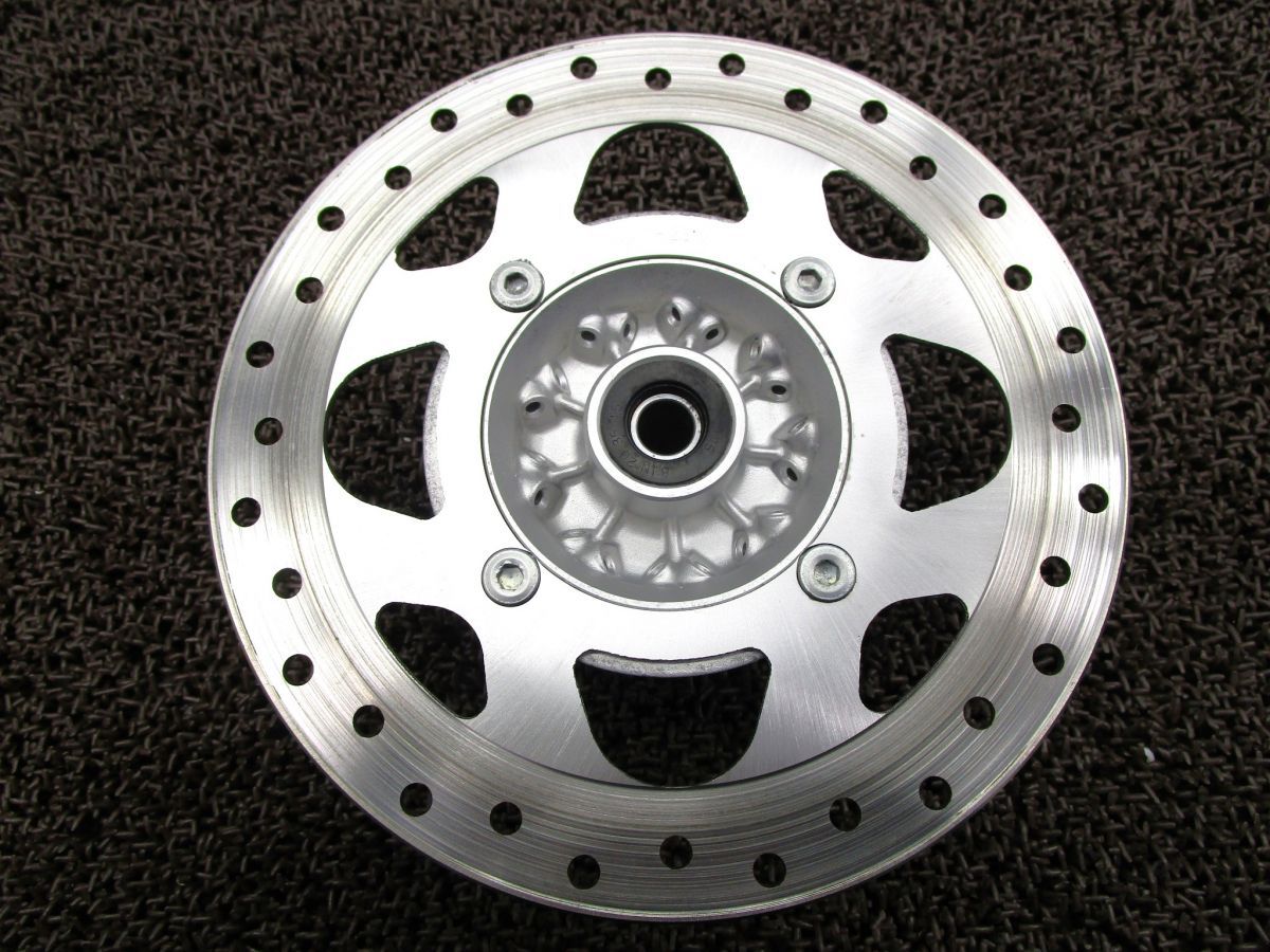 KDX125SR フロントディスクローター ハブ ▲Z568 DX125A カワサキ DX125AE キャブ車 動画有
