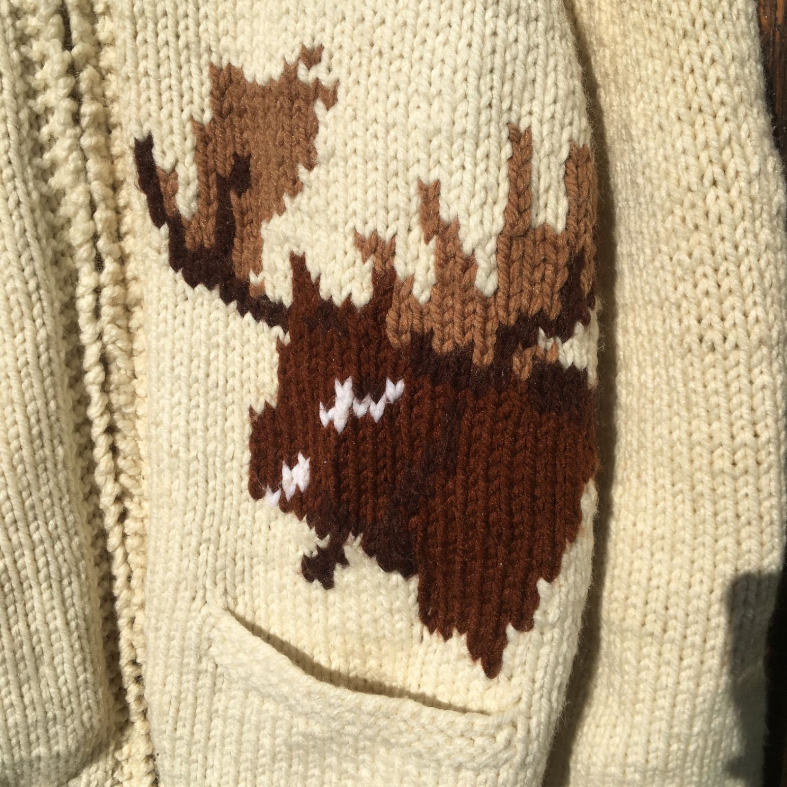cowichan カウチンニット セーター カーディガン　vintage 古着 929a69ff53f99a018b4174e0a20235