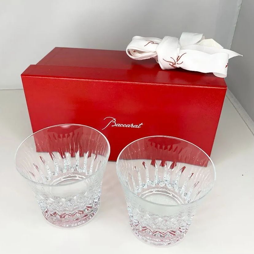 バカラ Baccarat タンブラー ロックグラス 2種 セット 箱付き