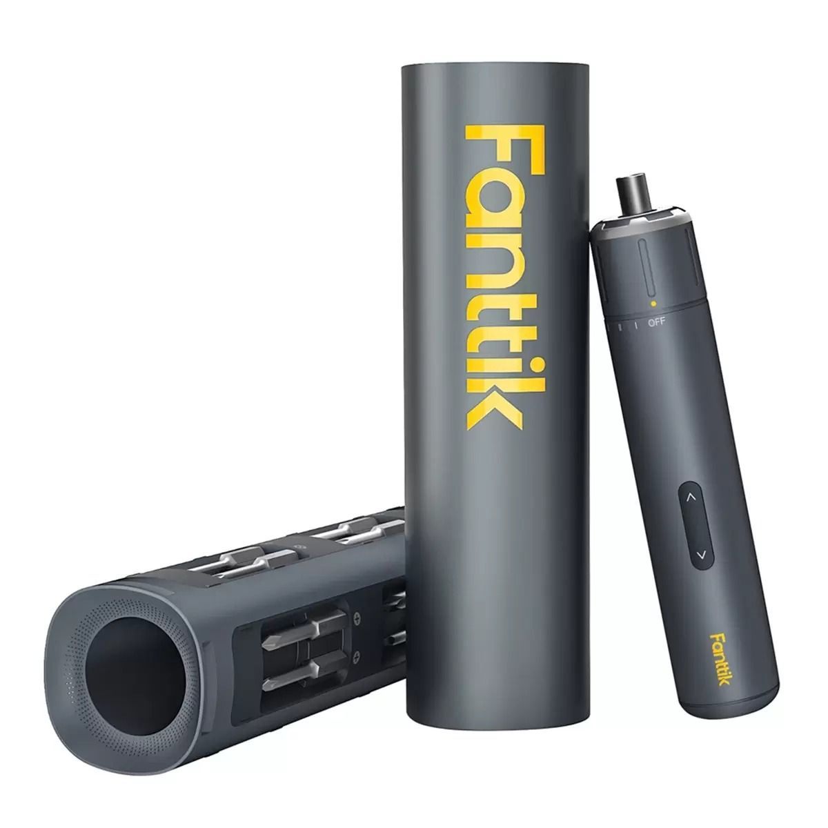 Fanttik S1 Pro コードレス電動精密ドライバー 2000 mAh 充電式バッテリー 円形LEDライト 工具セット USB充電 コストコ