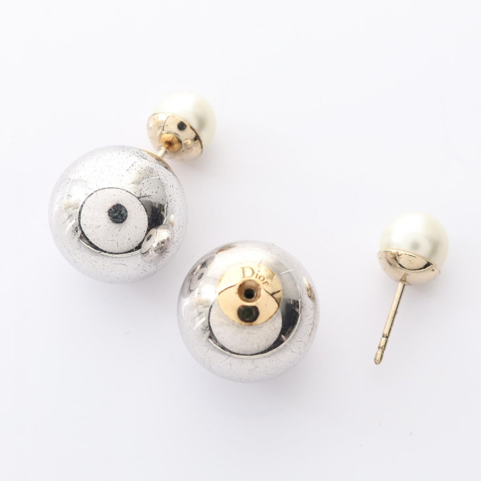 DIORピアス トライバルス ゴールド フェイクパール ラインストーン DIORピアス トライバルス ゴールド フェイクパール ラインストーン