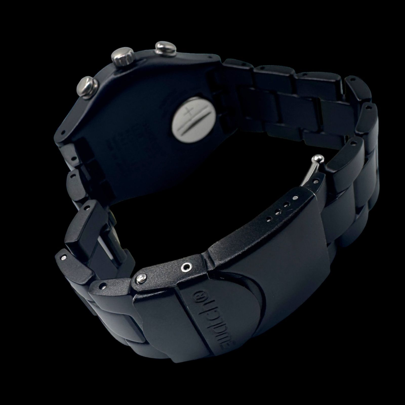 稼働品 良品 SWATCH スウォッチ メンズ腕時計 アルミニウム IRONY 