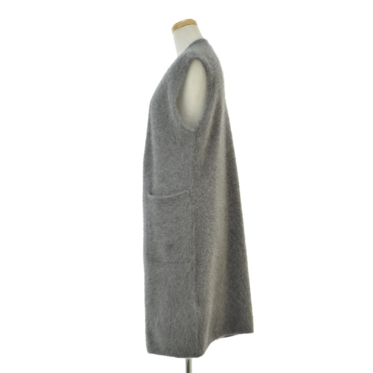 ★週末限定SALE★ロンハーマンオリジナル　フォックスカシミアベスト DESPRES】22-07-44-07110 フォックスカシミヤ ロングジレニットベスト