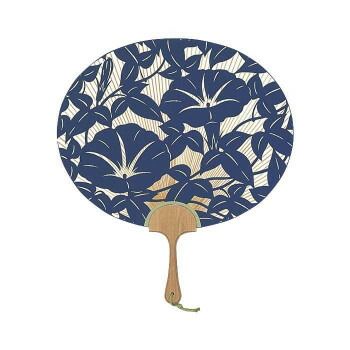 MADE IN JAPAN 特大小判型うちわ 洛趣 片面透かし 1083