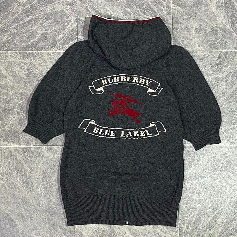 BURBERRY ブルーレーベル ブルゾン　ジップ　トレーナー 38 BURBERRY BLUE LABEL(バーバリーブルーレーベル) / ジップ