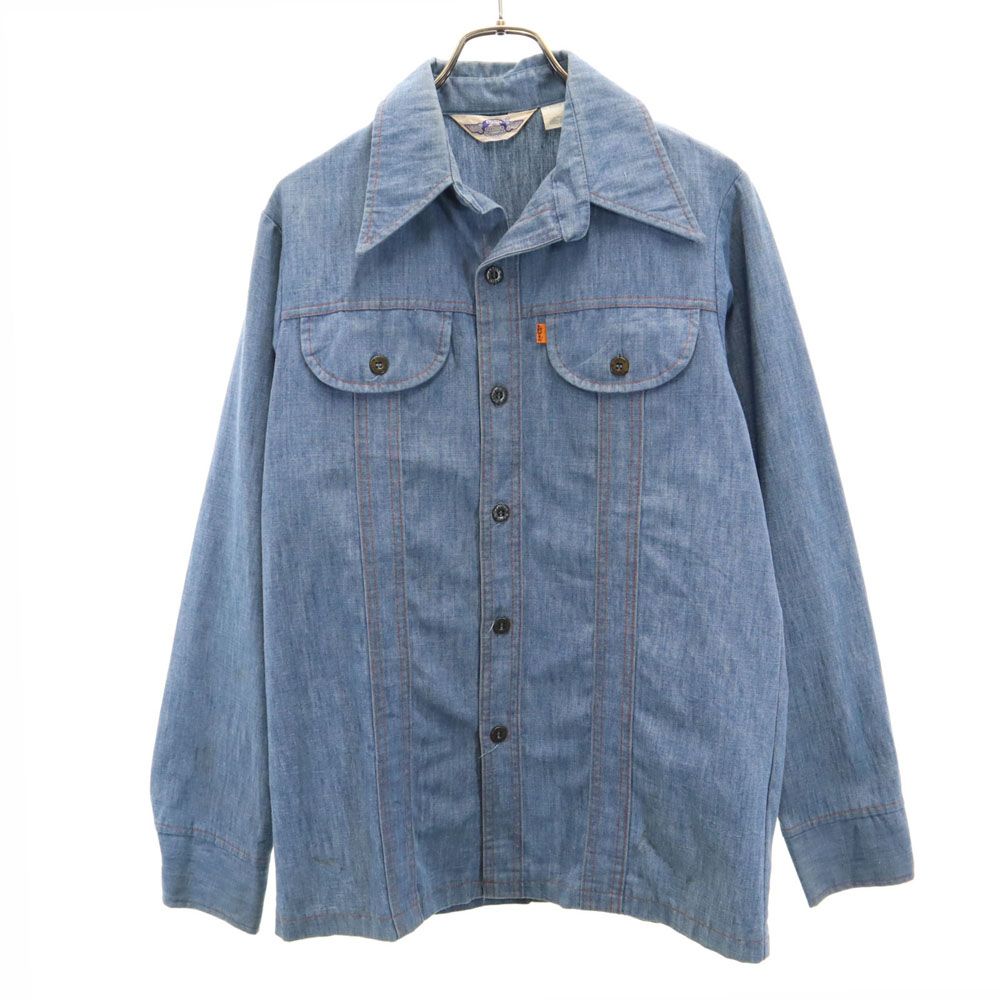 リーバイス 70s 80s ヴィンテージ 長袖 オープンカラー