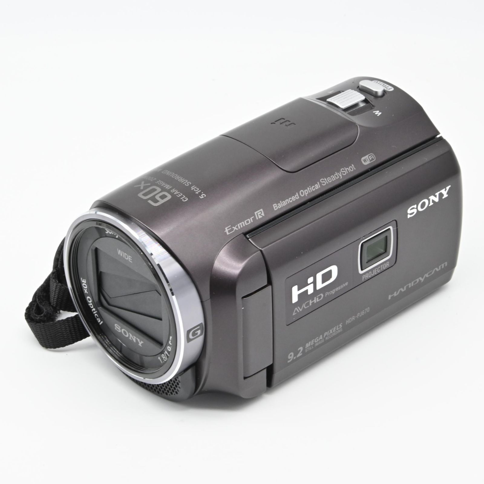 【美品】SONY Handycam HDR-PJ670 ボルドーブラウン Amazon | SONY HDビデオカメラ Handycam HDR-PJ670 ボルドー